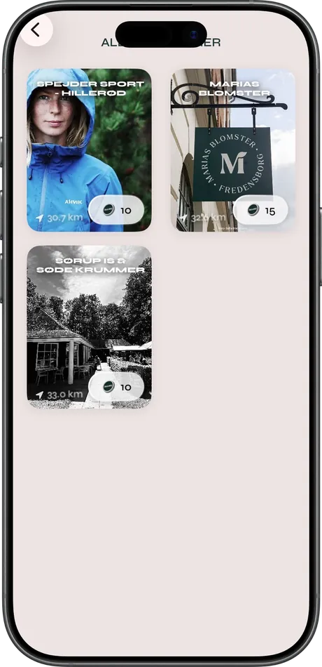 Offers in the app, including Sørup Is & Søde Krummer